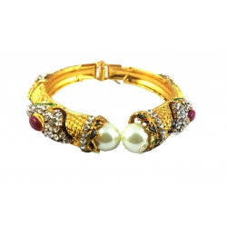 B0034-Traditional Opneable Fancy Kada-To Slide Any Hand (Rajasthani Art)